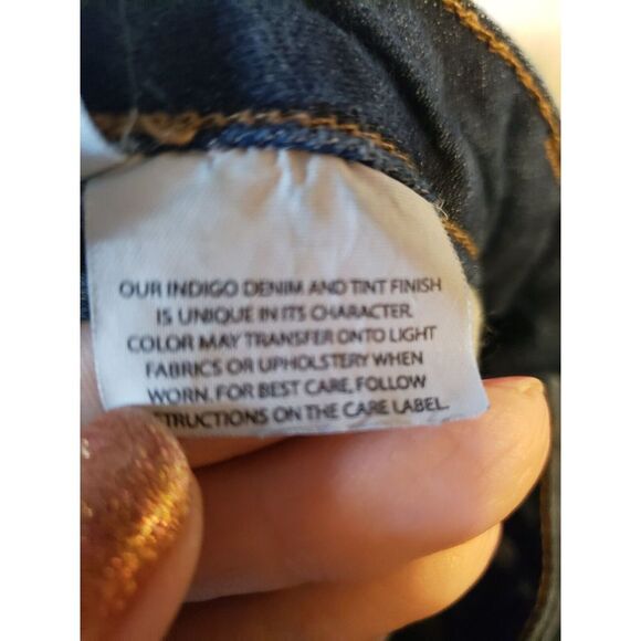 Nine West Womens Denim Jeans‎ 16W Blue Curvy Straight Flat Front High Rise - Picture 14 of 14